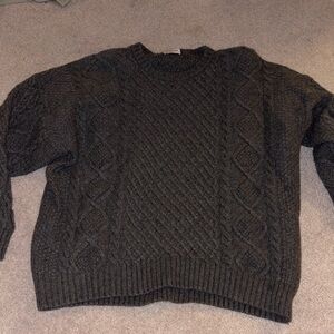 Heather Charcoal Peggy Sweater - M
